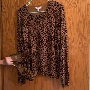 Leopard cardigan and matching flats